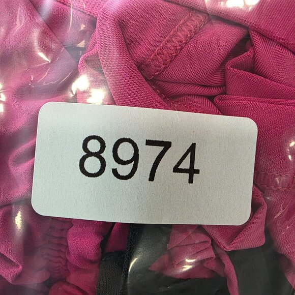 Womens Nike Pink & Black Trim Running Shorts Polyester Blend Stretch Size M - Picture 11 of 11